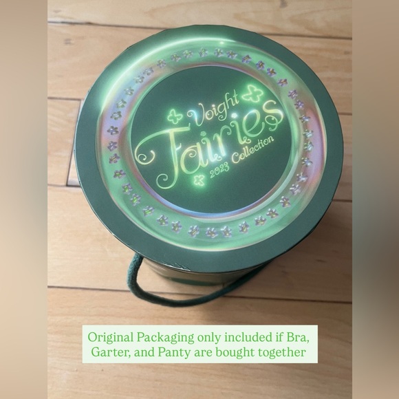 NWOT Flora Panty + Garter in Green - Picture 13 of 16